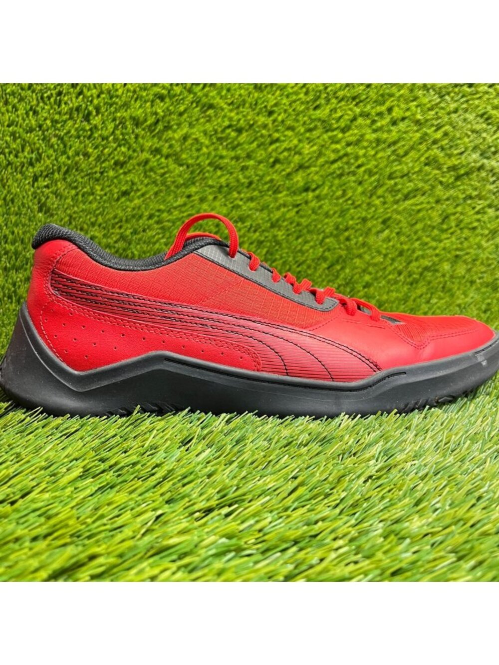 Puma Dc Past Ripstop Mens Size 11.5 Red‎ Black Athletic Walking Shoes Sneakers